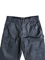 Devil Season Wax-Coated Knee-Long Pants Straight-Leg Logging Work Trousers