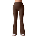 Women's Summer Thin Yoga Pants, Hip-Lifting Flared Fitness Pants, Quick-Dry Stretch Sports Pants, Slim-Fit Bootcut Trousers