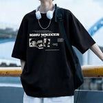 Mens Short-sleeve T-shirt New Summer Style Casual And Loose-fitting Top For Teens