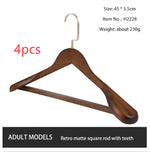 Solid Wood Hangers, Clothing Stores, Hotels, High-end Wooden