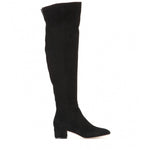 Above-the-knee Fashion Boots  European And American Style  Round Toe  Mid-height  Chunky Heel