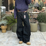 Retro High-end Washed And Distressed Mens Pants