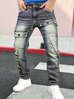 Shanxi Stretchy Slim Straight Pants