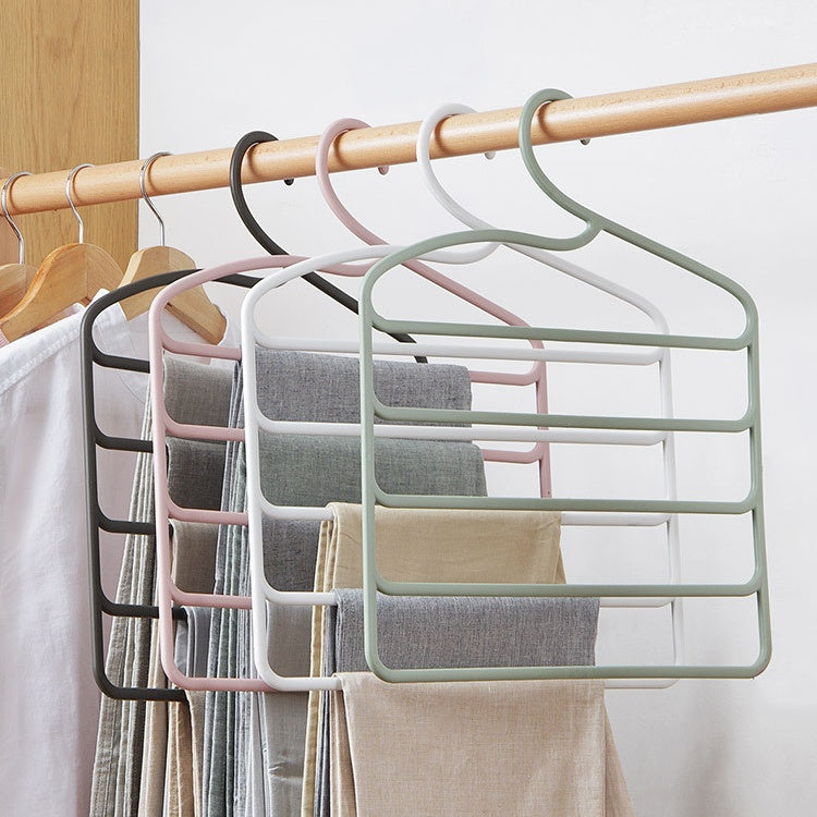 Hanger Storage Multi Layer Household Wardrobe Trouser Rack