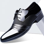 Fashionable Korean-style Leather Shoes For Men
