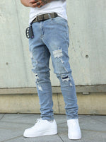 Shanxi Stretchy Slim Straight Pants