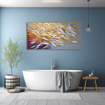 Handmade Oil Painting Canvas Wall Art Decoration Abstract Colourful Pictures Modern Family Bedroom Decor Rolled Frameless Unstretched Painting