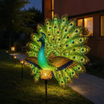 PeacockGlow™ Garden Light 🦚✨ — Solar-Powered Yard Elegance