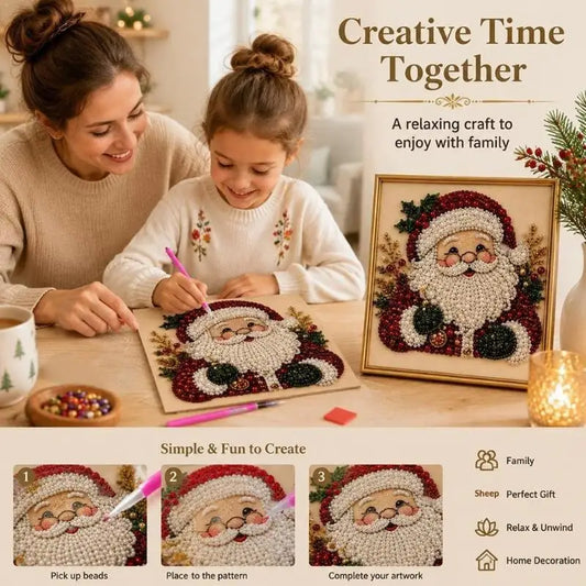 PearlCanvas™ Art Kit 🎨💎 — Create Sparkling Christmas Magic
