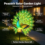 PeacockGlow™ Garden Light 🦚✨ — Solar-Powered Yard Elegance