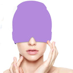 Gel Hot Cold Therapy Headache Migraine Relief Cap For Chemo,Sinus,Neck Wearable Therapy Wrap Stress Pressure Pain Relief Massage