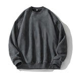 Suede-look Solid-color Casual Hoodie For Men