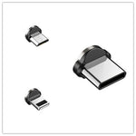 Magnetic Data Cable Threeinone 540-degree Rotation  Charging Cable Suitable