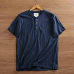 Mens Lightweight Breathable Solid-color Top For Summer