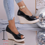 Platform High-heeled Peep-toe Sandals