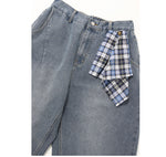 American-style Streetwear Washed Distressed Loose-fitting Versatile Casual Pants