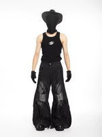 Mens Straight-leg Relaxed-fit Floor-length Jeans