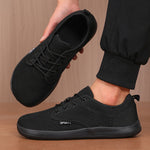 Wide-Width Barefoot Shoes For Cross-Border Use Mens Breathable Mesh Casual Sneakers