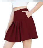 Digital-print Womens Midi Skirt