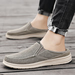 Plus-size Mens Casual Canvas Shoes Springsummer Slip-on Canvas Loafers