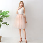 European And American High-waisted Mesh Skirt