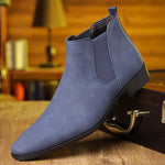 British Style Leather Boots Men's Plus Size