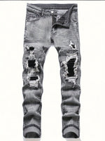Shanxi Stretchy Slim Straight Pants