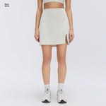Casual Versatile High-waisted Slit Skirt For Women