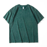 Heavy Cotton Washing To Make Old Short Sleeves