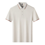 Business-Style Breathable Mens Short-Sleeve T-Shirt