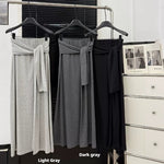 Stylish And Versatile Textured Half-length Skirt With An Elastic Waist For Women