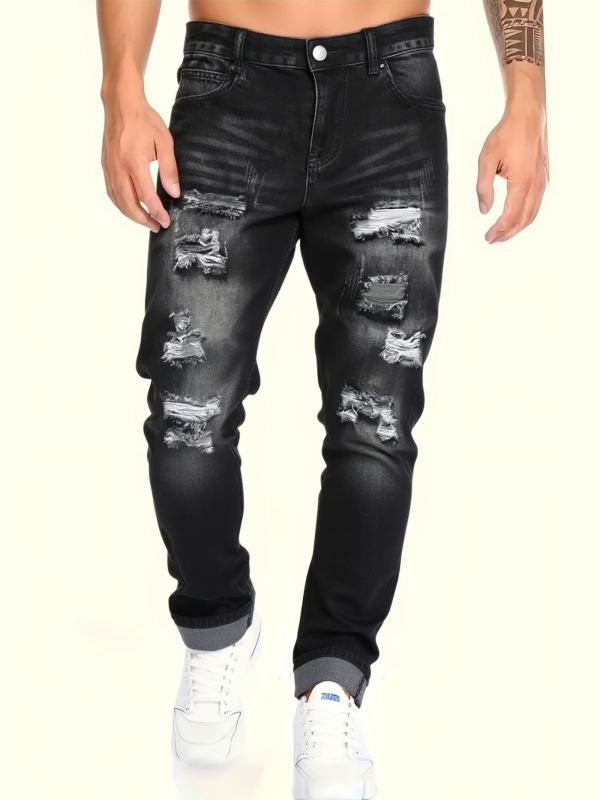 Shanxi Stretchy Slim Straight Pants