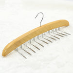 Wooden Clothes Hanger Belt Storage Rack