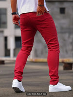 Shanxi Stretchy Slim Straight Pants