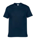 Unisex Casual Solid-color Cotton T-shirt