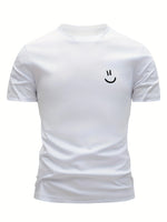Mens Hip-Hop Crew-Neck Short-Sleeve T-Shirt