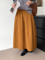 Japanese-style Literary Retro Midi Skirt For Spring And Autumn