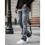 Shanxi Stretchy Slim Straight Pants