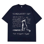 Mens Quantum Mechanics Creative Print Short Sleeve