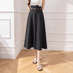 Womens Skirt Summer New Japanese-Korean Style High-waisted