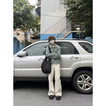 Mens Casual American-Style Knitted Sweater