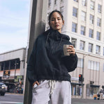 Zip-up Long-sleeve Pullover Hoodie Street-style Sports Hooded Sweatshirt