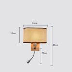 Interior Wall Lights Led Hotel Rooms Headboard Wood Art Bedroom
