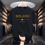 Crew-neck T-shirt Vintage Style Short Sleeves