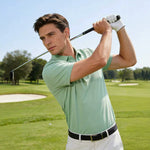 Mens Quick-drying Sweat-wicking Polo Shirt