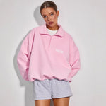 Casual Western-style Minimalist Letter-print Artistic Hoodie