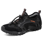 Korean-style Trendy Hiking Shoes With Breathable Mesh Uppers