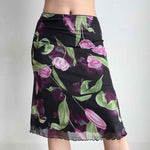 Mesh Fishtail Casual Skirt For Women
