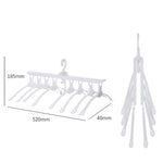 Folding Pant Rack Pant Clip Retractable Wardrobe Storage Rack Finishing