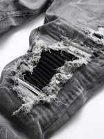 Shanxi Stretchy Slim Straight Pants